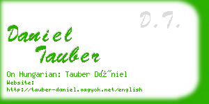 daniel tauber business card